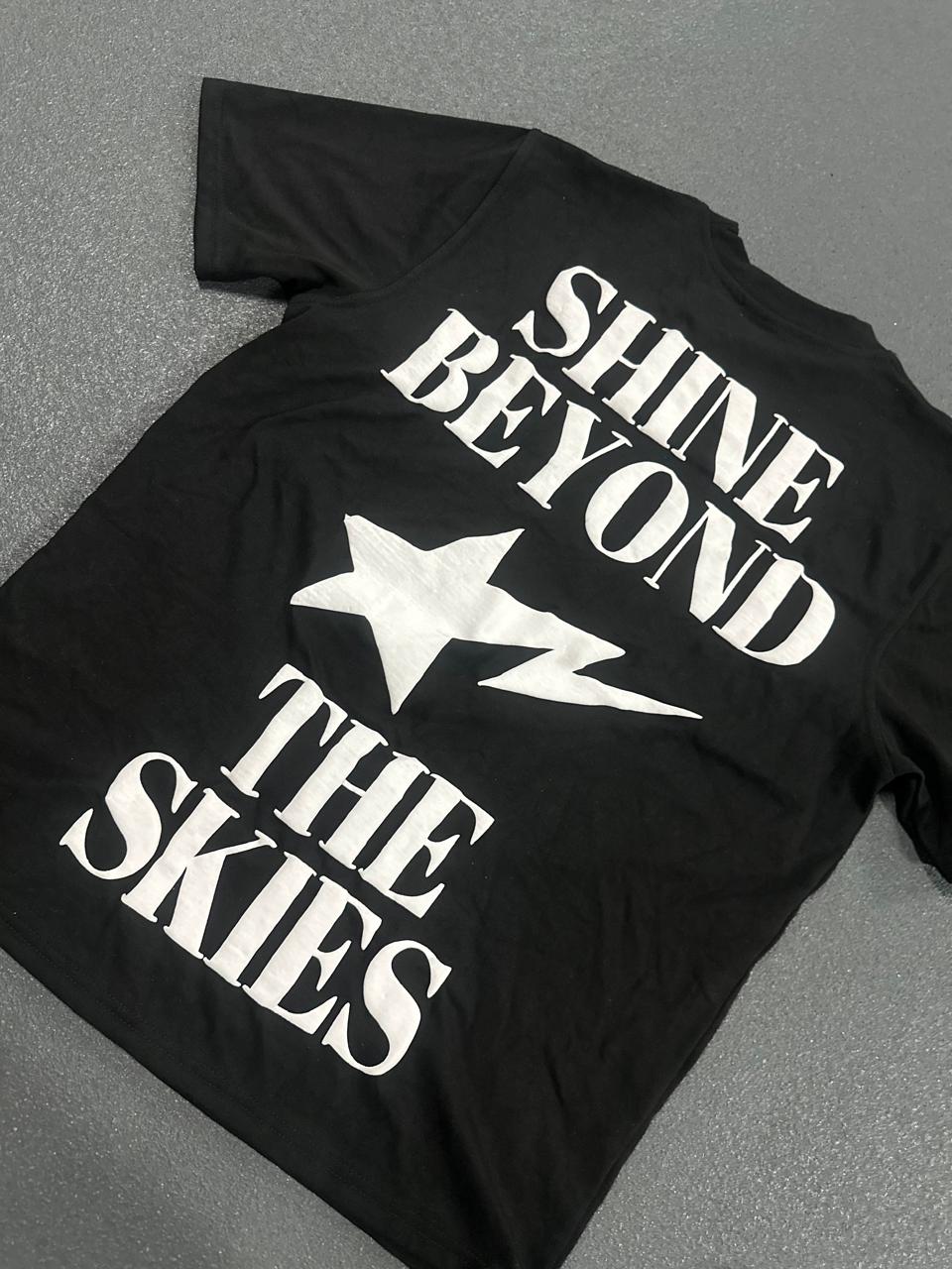 SHINE BEYOND TEE-BLACK